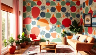 Vintage Modern Wallpaper