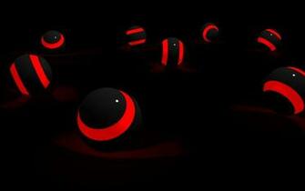 Black And Red Abstract Wallpaper HD In