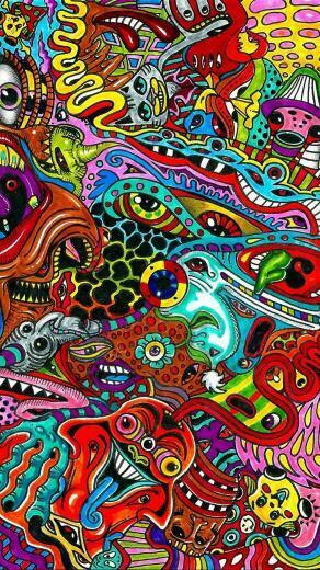 Trippy Shroom Wallpaper