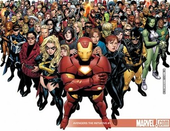 All Marvel Comics Together HD Desktop Wallpaper Cartoon