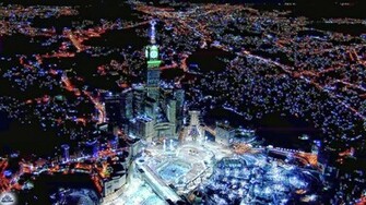 Mecca At Night Desktop Background For HD Wallpaper Wall Art