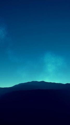 Dark Sky And Mountain HD iPhone Wallpaper Android