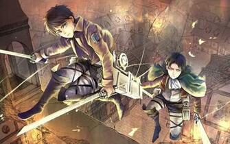Eren Yeager Levi Attack On Titan Shingeki No Kyojin Anime HD Wallpaper