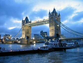 Tower Bridge London Icon Suspension River Thames