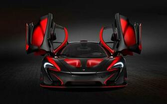 Mclaren Red And Black Car Desktop Wallpaper