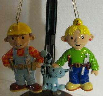 Bob The Builder Hanging Ornament Cartoon Christmas Tree Wendy Pilchard