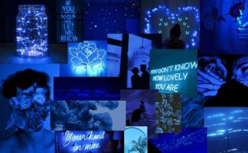 Blue Neon Wallpaper