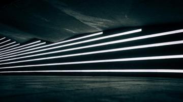 4k Lines Neon Light Wallpaper