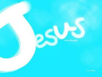 Jesus Is My Strength Christian Illustrations Crossmap