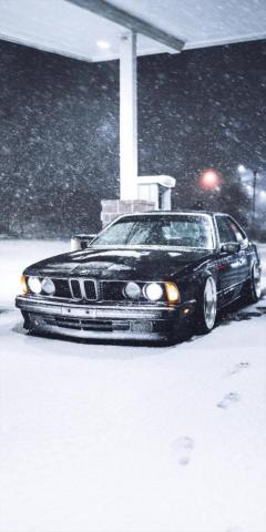 Snow Shark B Bmw E24 Wallpaper