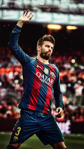 Pique Wallpaper Fc Barcelone