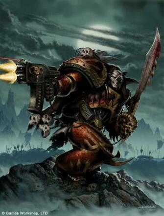 Warhammer Chaos Marine 40k