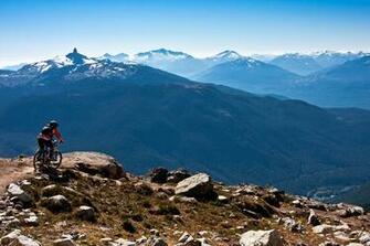 Mountain Biking In Whistler Bike Park Canada HD Wallpaper