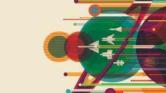 The Retro Rocket Crafts Wallpaper