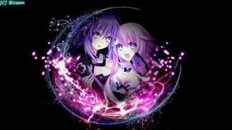 Purple Heart Hyperdimension Neptunia Wallpaper And Sister