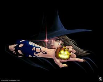 Halloween Witch Desktop Wallpaper And Stock Photos