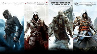 Assassin S Creed Altair Ezio Connor And Edward By Okiir On