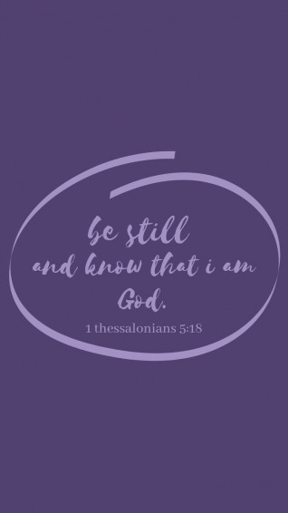 Dark Purple Wallpaper With Ribbon Detailing Christian Quotes