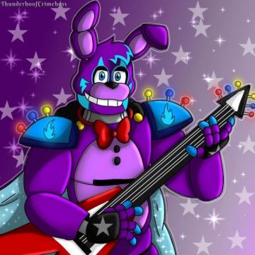 Fnaf Glamrock Bonnie Drawings Art