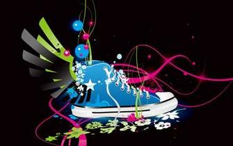 Colorful Vector Shoe HD Wallpaper