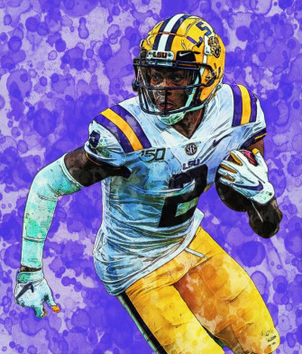 Justin Jefferson Vikings Wr Digital Art By Bob Smerecki Pixels
