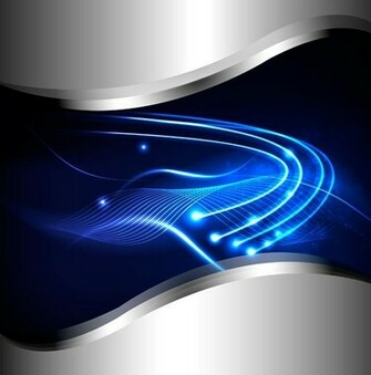 Abstract Metal Neon Blue Background Vector Titanui