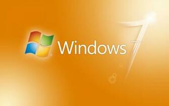 Windows Logo Orange Wallpaper