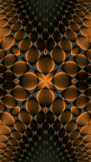 Bronze Background With Circles Wallpaper