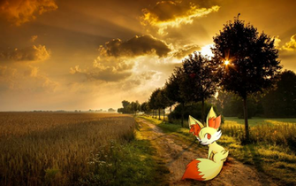 Fennekin Wallpaper D By Crepusclo