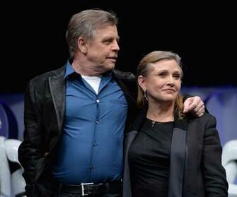 Star Wars Image Mark Hamill And Carrie Fisher Aka Luke Skywalker