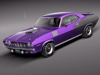 Plymouth Hemi Cuda Barracuda 3d Model