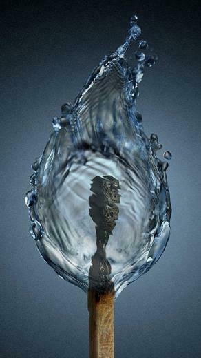 Match Water Fire iPhone Plus HD Wallpaper Ipod