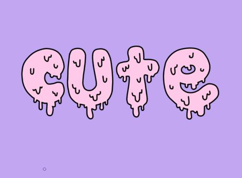Pink Pastel Goth Purple Words Kawaii Violet Cute