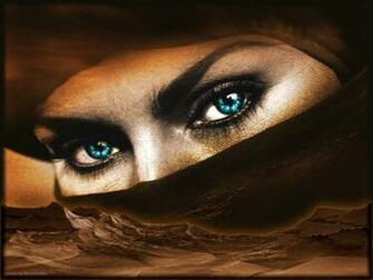 Desert Eyes Wallpaper Metal Graphic Arts Heavy