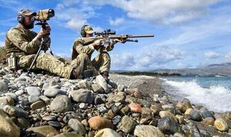 Ka M110 Sass Italian Special Operations Forces Engage Floating