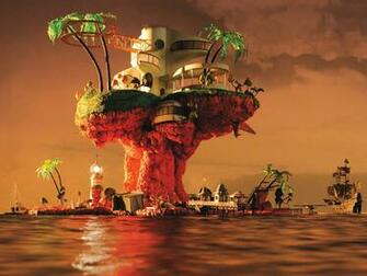 Gorillaz Plastic Beach Album Covers Jamie Hewlett