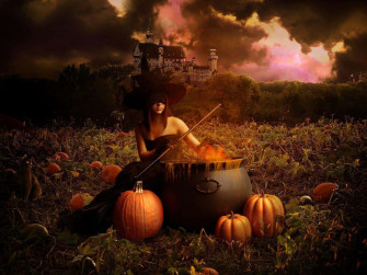Halloween Witch Aesthetic Wallpaper