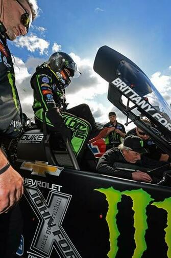 John Force And Drag Racing Family Wallpaper Of