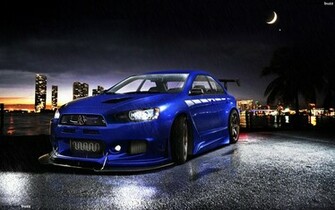 Mitsubishi Lancer Evolution X HD Wallpaper