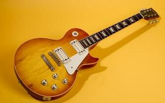 Wallpaper Gibson Reissue Guitar Background Music