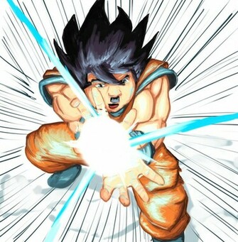 Goku Babyface Kamehameha By Toonzy