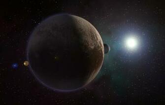Wallpaper Space Planet Satellite Pluto Charon Image For