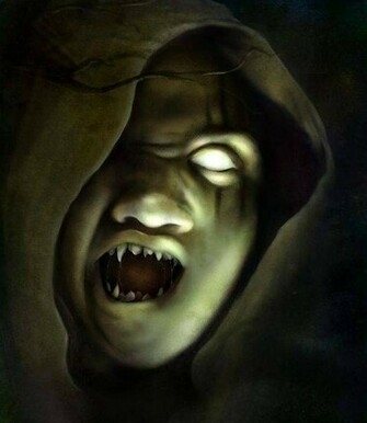 Scary Halloween Ghost Holiday Picture