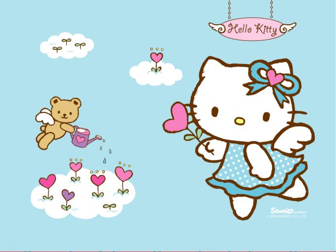 Hello Kitty Spring Wallpaper