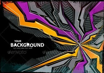 Cool Abstract Graffiti Background Vector Illustration All Text Is