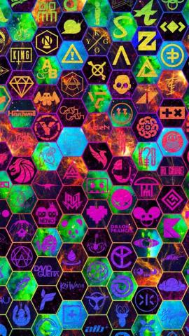 Electronic Music iPhone Wallpaper