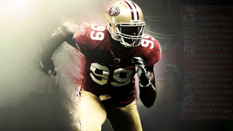 49ers Schedule Wallpaper Aldon Smith Est By Sanfran49er On