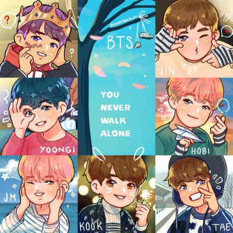 Bts Anime Wallpaper