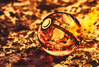 Arcanine In A Pokeball By Jonathanjo