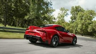 Toyota Supra Rear Three Quarter HD Wallpaper